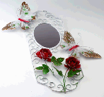 Image of BUTTERFLY WALL MIRROR PLAQUE