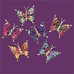 Image of BUTTERFLY MAGNETIC MEMO HOLDRS