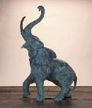 Image of SOLID BRASS ELEPHANT