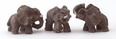 Image of 3-PC ALAB MINI ELEPHANTS