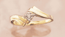 Image of LADYS 10K DIAMOND RING - Size 07