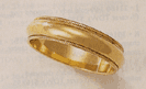 Image of MANS 14K GOLD WEDDING BAND - Size 09