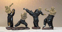 Image of 4 PC CHINESE KUNG FU MASTERS