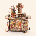 Image of MUS. OLD TIME STOVE SCULPTURE