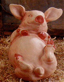 Image of PORC. GIGGLING PIG