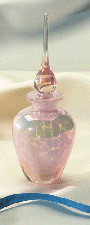 Image of PEARLIZED PINK PERFUME BOTTLE