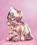 Image of PATCHWORK CAT-COUNTRY FLORAL