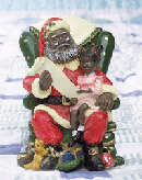 Image of SANTA WGIRL ON COUCH