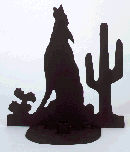 Image of CACTUSCOYOTE CUT-OUT CNDLHLDR