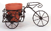 Image of METAL TRICYCLE PLANTER WPOT