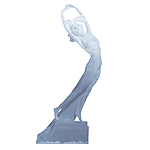 Image of FROSTED SCULPTURE-LADY