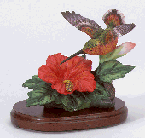 Image of PORC HUMMINGBIRD ON HONEYSUCKL
