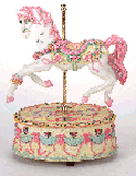 Image of MUS CAROUSEL HORSE WOVAL BASE