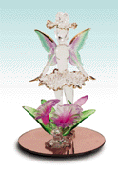 Image of FROSTED SPUN GLASS FAIRY
