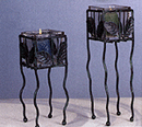 Image of SQUARE METAL CANDLEHOLDERS