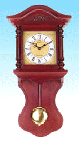 Image of WOOD WALL CLOCK WCHIME
