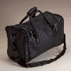 Image of BLACK VINYL TOTE BAG