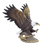 Image of PORC. EAGLE ON TRUNK