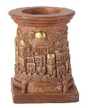 Image of ALAB. JERUSALEM CANDLE HOLDER