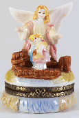 Image of PORC. GUARDIAN ANGEL HINGE BOX