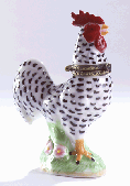 Image of PORC. ROOSTER HINGE BOX