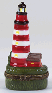 Image of PORC. LIGHT HOUSE HINGE BOX