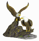 Image of PORC. MINI EAGLES ON TREE