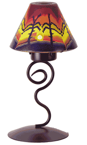 Image of FIMO SOUTHWEST CANDLE LAMP