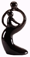 Image of MODERN BLK. PORC. MOTHERBABY