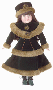 Image of 16 IN. H. PORC. DOLL - KATERINA