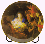Image of 9 IN. PLATE NATIVITY CHRIST PRINT