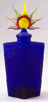 Image of FROSTED GLASS PERFUME BOTTLE
