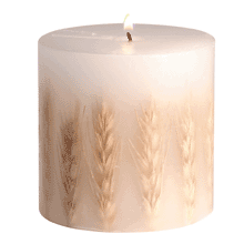 Image of SCENTD BROWN WHEAT CANDLE