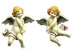 Image of ALAB. CHERUBIM WALL PLAQUE PR.