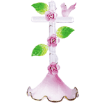 Image of COLOR SPUN GLASS CROSS WDOVE