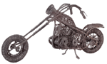 Image of METAL WIRE MOTORCYCLE