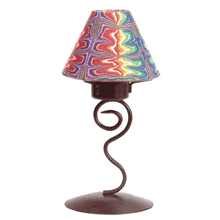 Image of FIMO RAINBOW CANDLE LAMP
