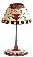 Image of PAINTED METAL BEAR CNDLE LAMP