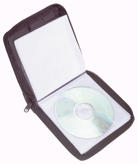 Image of DELUXE ZIPPERED CD CASE