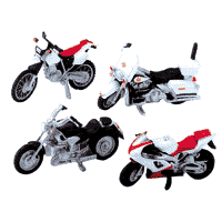 Image of ALAB. SET OF 4 MOTORCYCLES