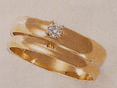 Image of 14K LADYS DIA. WEDDING SET - Size 05