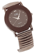 Image of MANS GUN METAL STRETCH WATCH