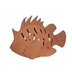 Image of METAL FISH CANDLEHOLDER