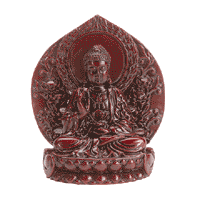 Image of POLY RED STONE BUDDHA