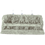 Image of SCULPTED LAST SUPPER CANDLE