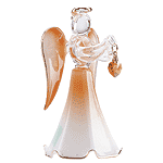 Image of GLASS ANGEL ORNAMENT- NOVEMBER