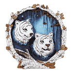 Image of ALAB. WHITE TIGERS PLATE