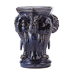 Image of MAJOLICA ELEPHANT PLANT STAND