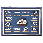 Image of Wood Nautical Shadow Box