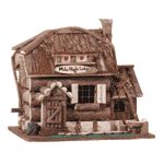 Image of WOOD MILE HIGH LODGE BIRDHOUSE
